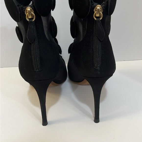 Nicholas Kirkwood Black Heels Booties Sandals Size 8 - Picture 8 of 10